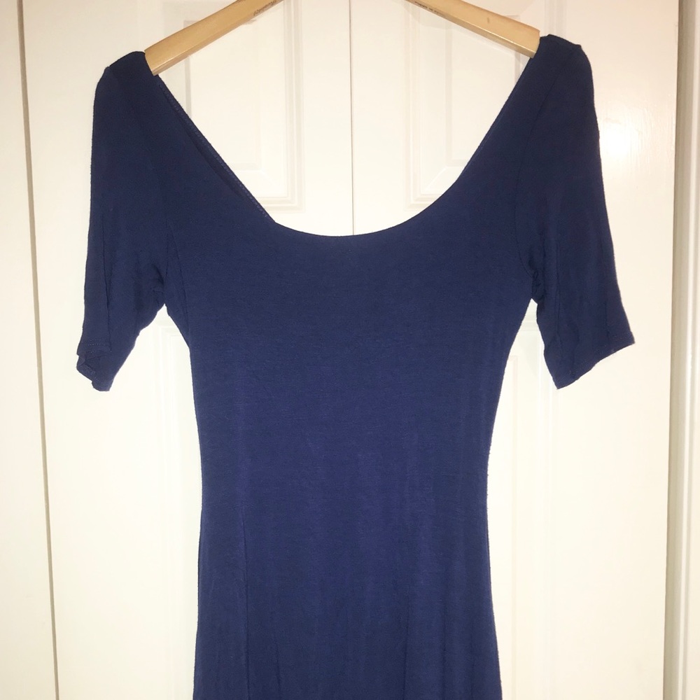 Royal Blue Mini Dress